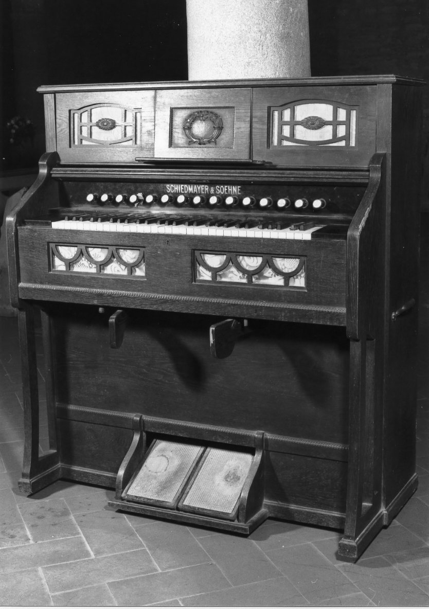 mostra di armonium - bottega tedesca (sec. XX)