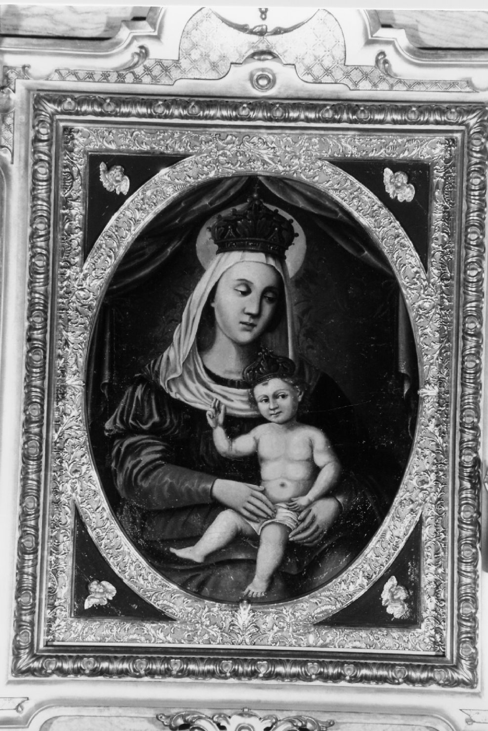 Madonna delle Grazie, Madonna con Bambino (dipinto) di Lasagni Vincenzo (sec. XIX)