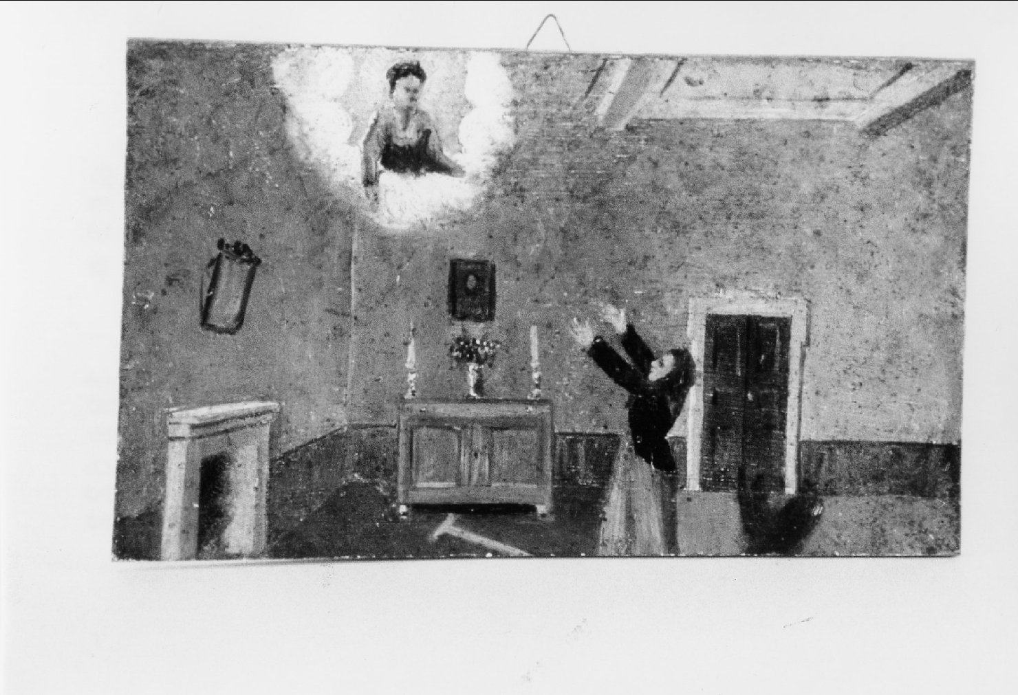 storpia graziata (ex voto dipinto) - ambito romagnolo (fine sec. XIX)