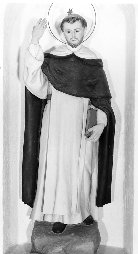 San Domenico (statua) - bottega romagnola (fine sec. XIX)
