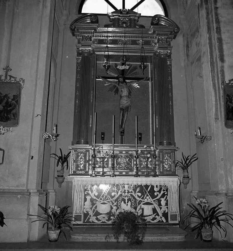 crocifissione (paliotto) di Mazelli Marco (inizio sec. XVIII)