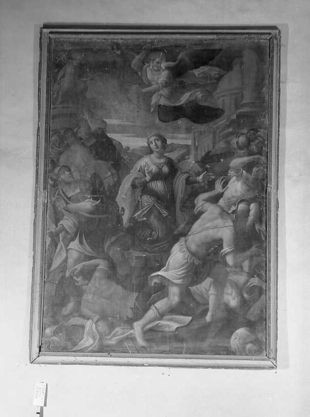 Santa Caterina (dipinto) di Scarsella Ippolito detto Scarsellino (fine/inizio secc. XVI/ XVII)