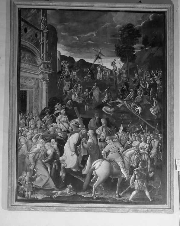 Scene della passione di Cristo (dipinto) di Bacchi Pietro detto Padre Pietro da Bagnara (sec. XVI)