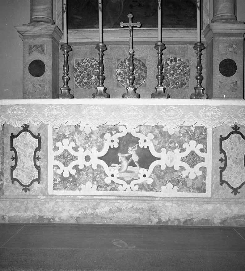 martirio di San Giacomo il Minore (paliotto) - bottega emiliana (sec. XVII)