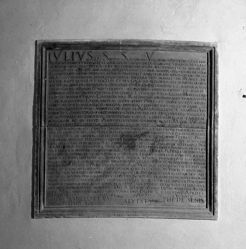 lapide - bottega romagnola (primo quarto sec. XVI)