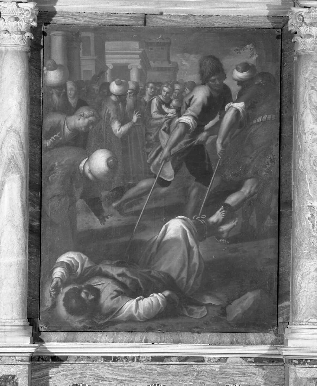 martirio di san Marco (dipinto) di Negretti Jacopo detto Palma il Giovane (inizio sec. XVII)