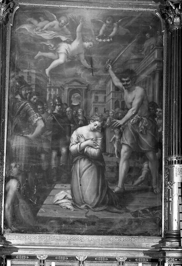 martirio di Santa Margherita d'Antiochia (dipinto) di Corte Cesare (inizio sec. XVII)