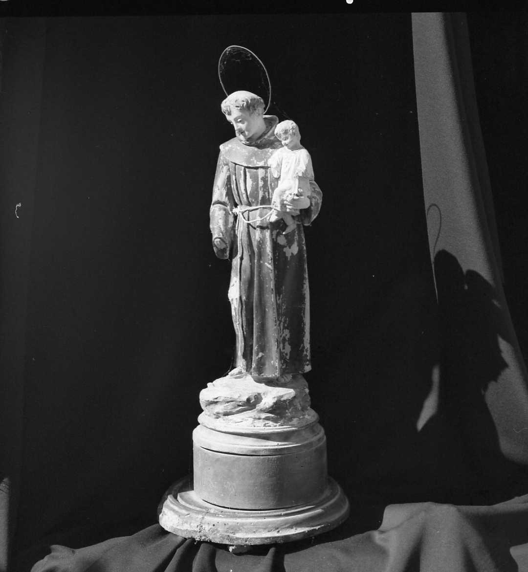 Sant'Antonio da Padova (statua) - ambito romagnolo (metà sec. XIX)