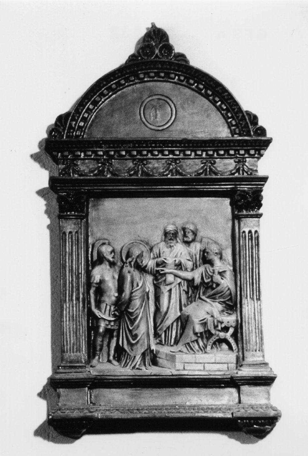 stazioni della via crucis (formella, ciclo) - ambito romagnolo (metà sec. XX)