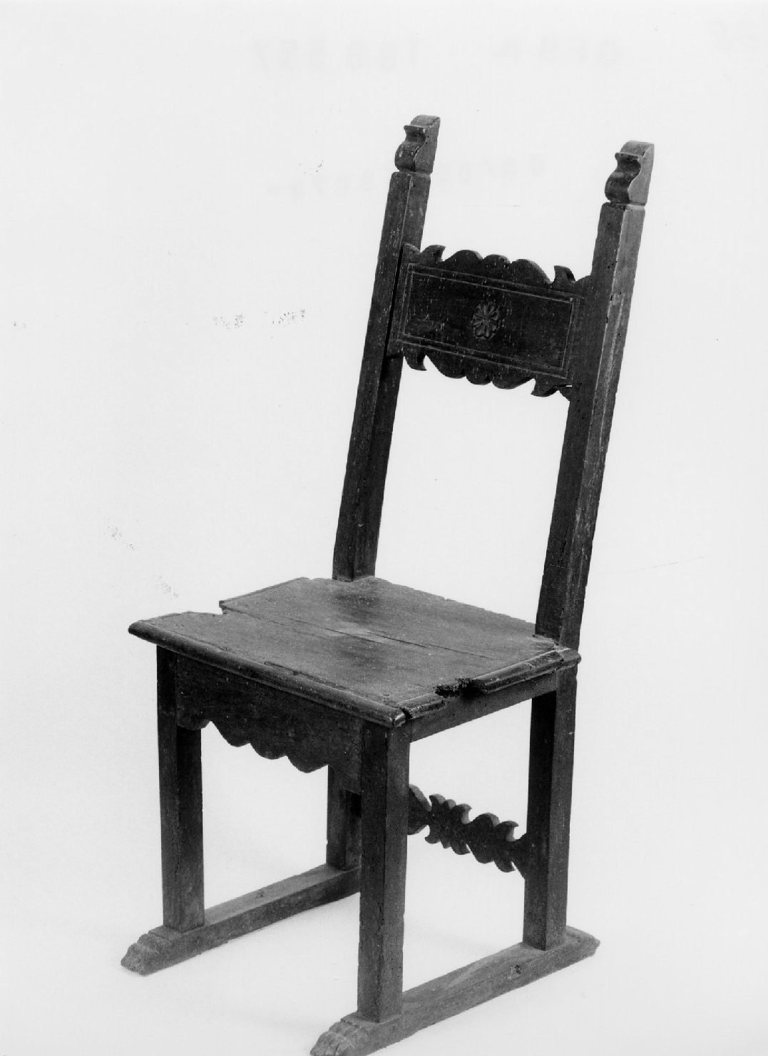 sedia - manifattura romagnola (?) (prima metà sec. XVII)