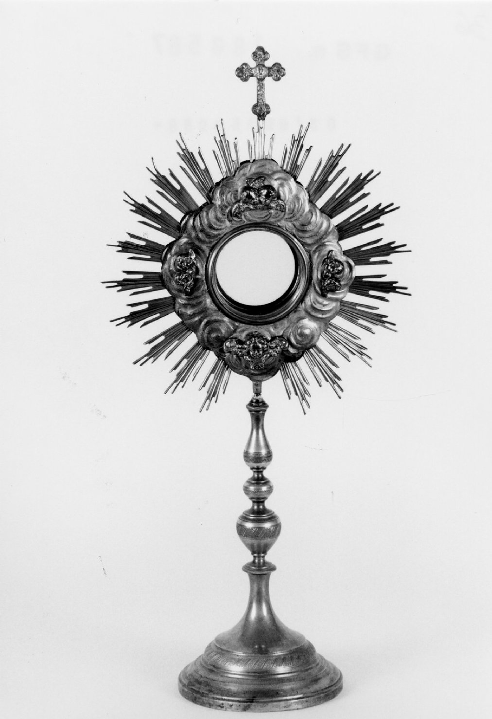 ostensorio - a raggiera - produzione italiana (prima metà sec. XX)