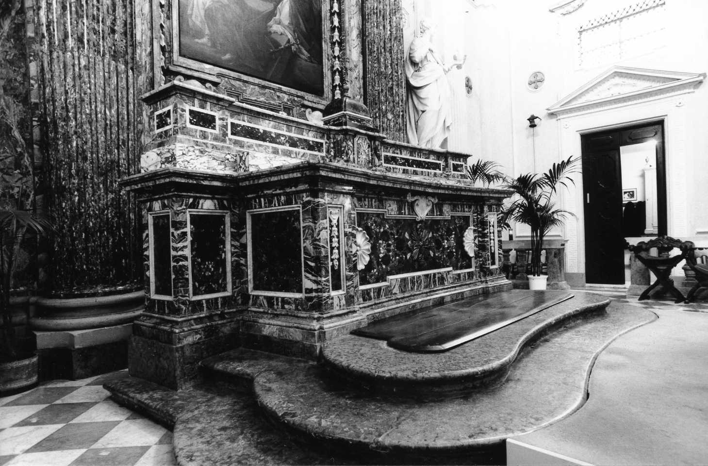 altare maggiore di Giaquinto Corrado, Fabbri Giovanni (sec. XVIII)