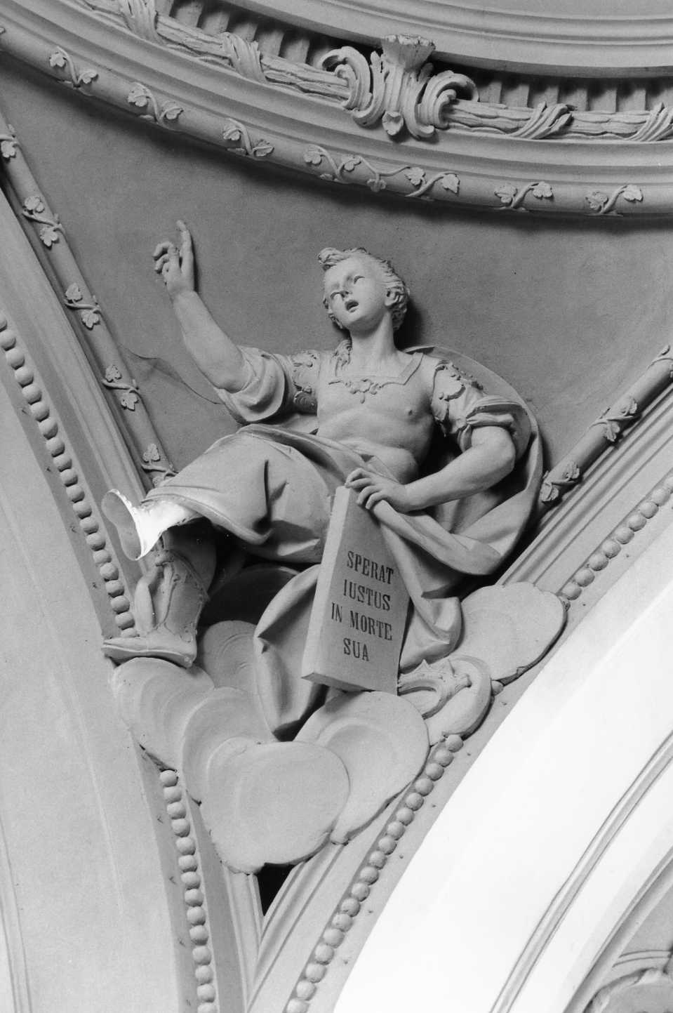 profeta (rilievo) di Calligari Francesco Maria (sec. XVIII)