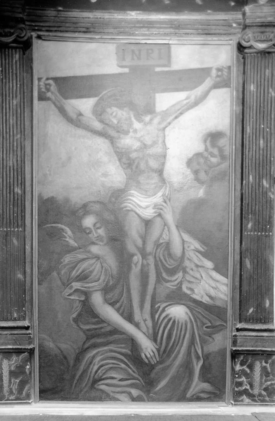 Cristo crocifisso (dipinto) - ambito romagnolo (fine/inizio secc. XVII/ XVIII)