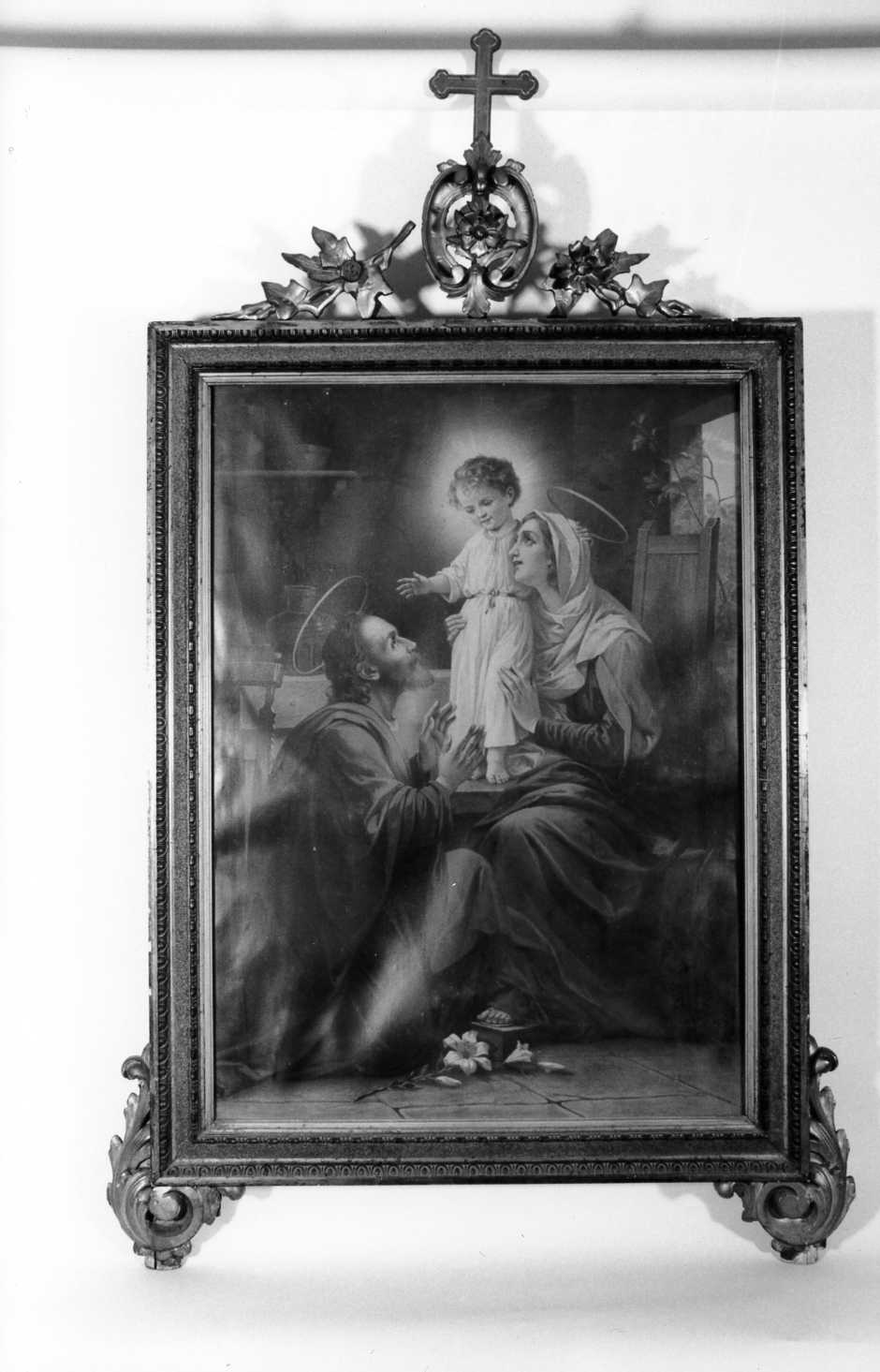 Sacra Famiglia (quadro d'altare) - ambito italiano (secc. XIX/ XX)