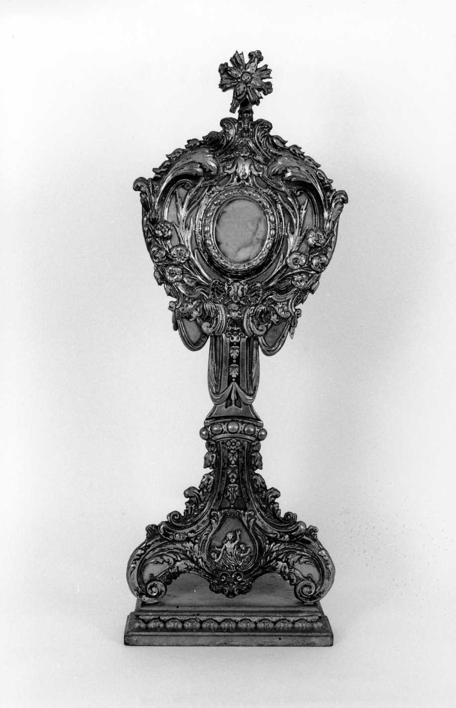 reliquiario - a ostensorio - bottega emiliano-romagnola (fine sec. XVIII)