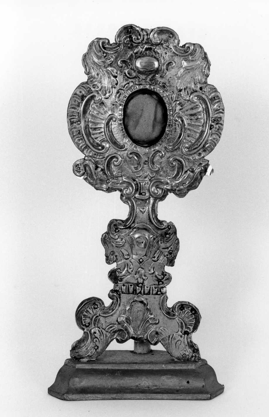 reliquiario - a ostensorio - bottega emiliano-romagnola (sec. XVIII)