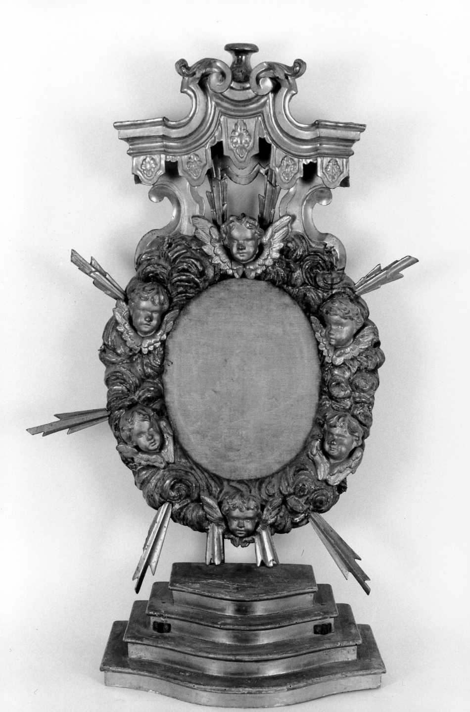 tronetto per esposizione eucaristica - bottega emiliano-romagnola (seconda metà sec. XVIII)