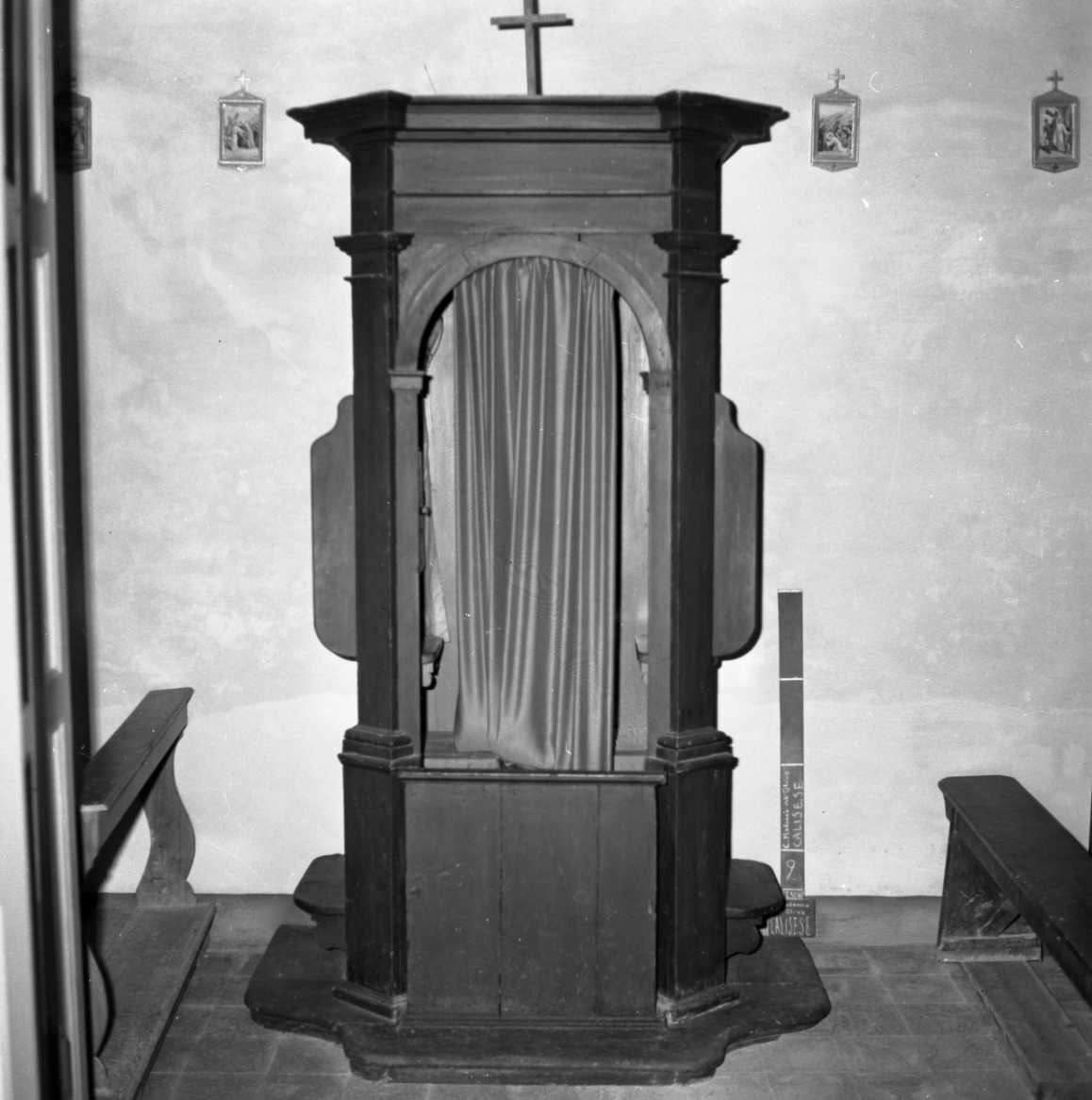 confessionale - bottega romagnola (sec. XIX)