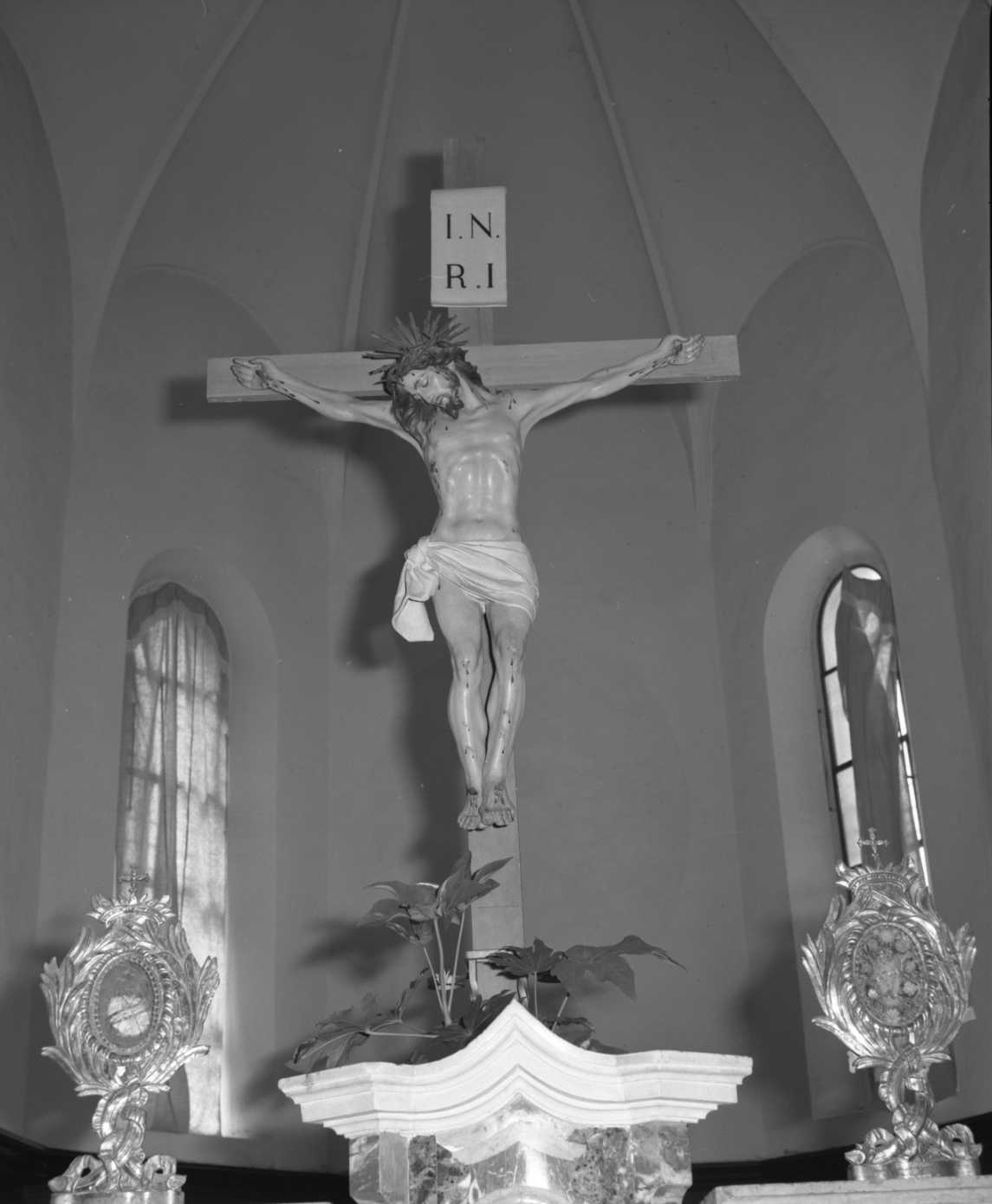 Cristo crocifisso (scultura, opera isolata) - bottega bolognese (sec. XVIII)