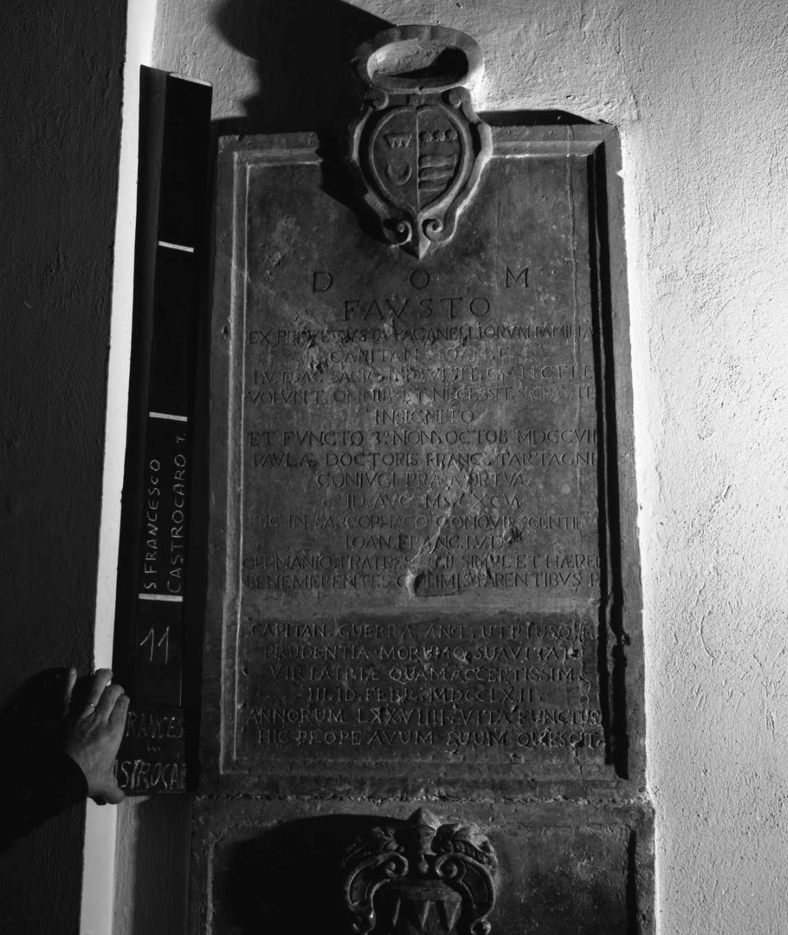 lapide documentaria - bottega romagnola (sec. XVII)