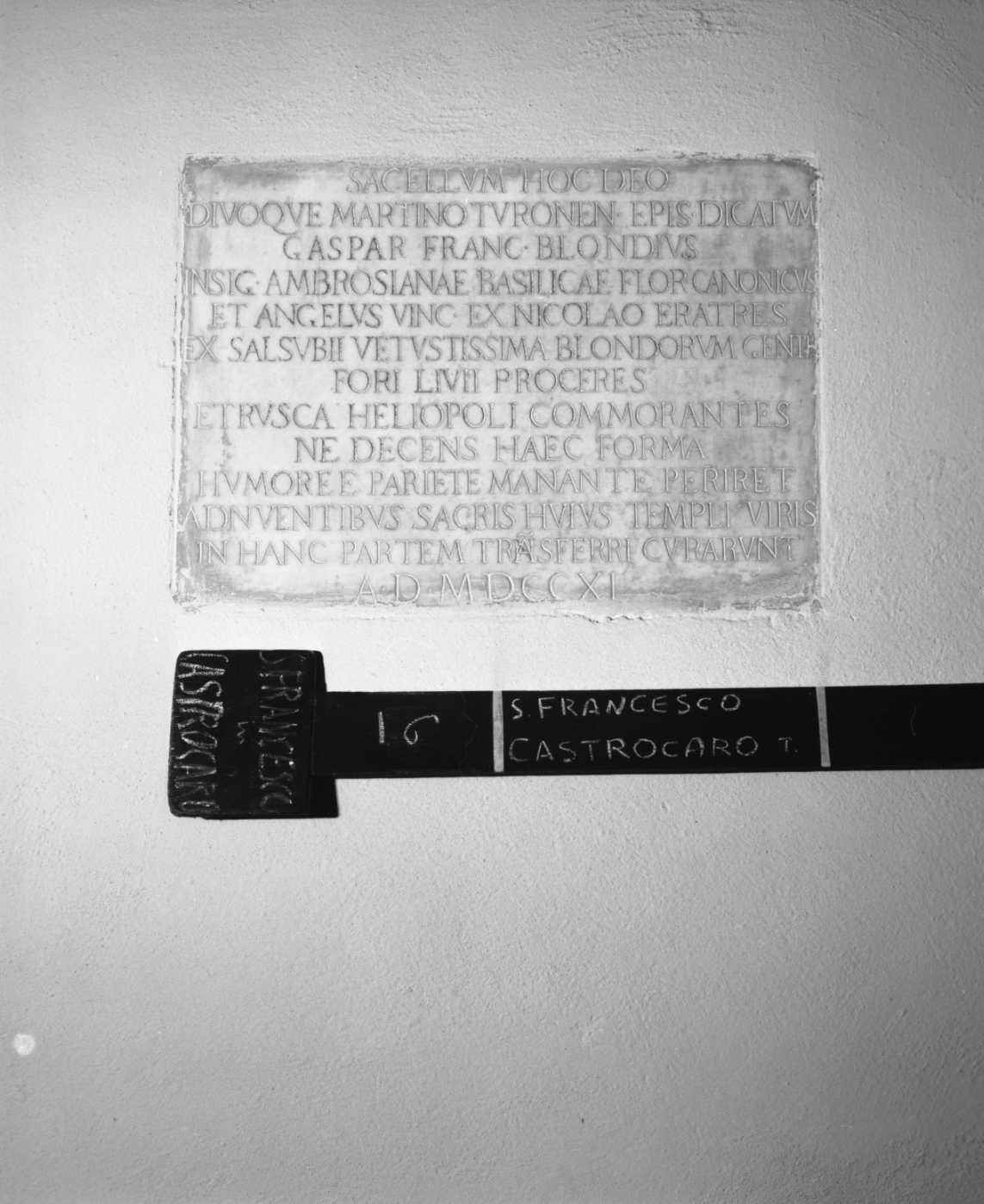 lapide tombale - bottega romagnola (sec. XVIII)