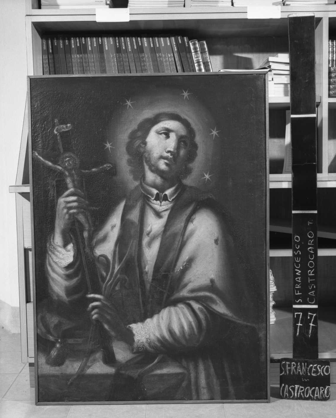 San Giovanni Nepomuceno (dipinto) di Oltramari Melchiorre (sec. XVIII)