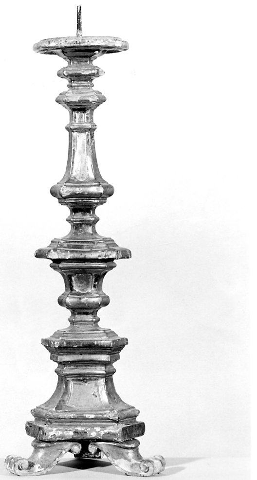 candeliere - bottega romagnola (prima metà sec. XIX)