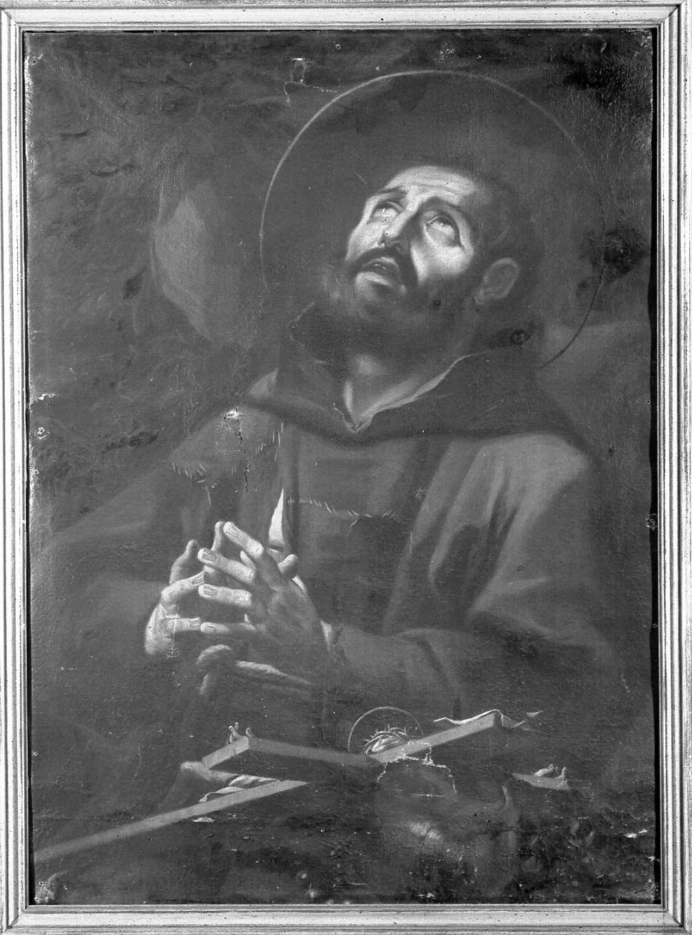 San Francesco in preghiera (dipinto) di Ricci Sebastiano (attribuito) (sec. XVIII)