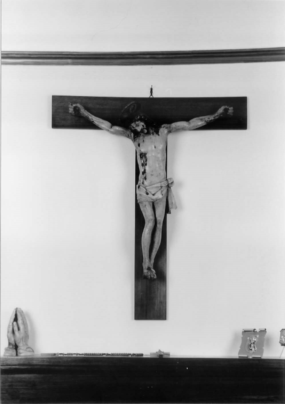 Cristo crocifisso (scultura) - bottega romagnola (fine sec. XVII)