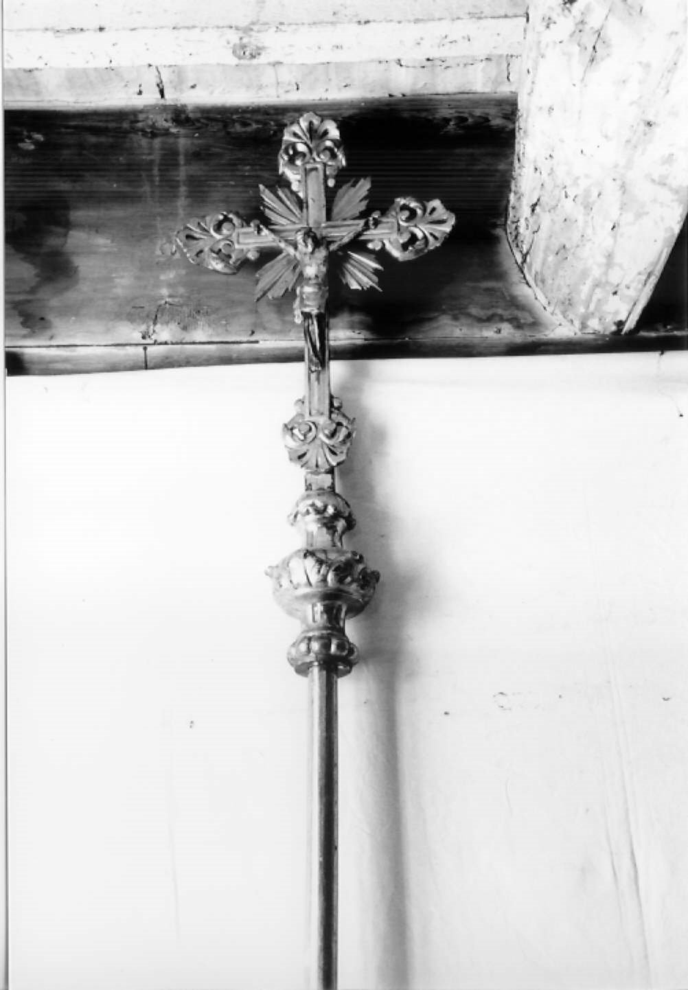 croce processionale - bottega romagnola (fine sec. XIX)