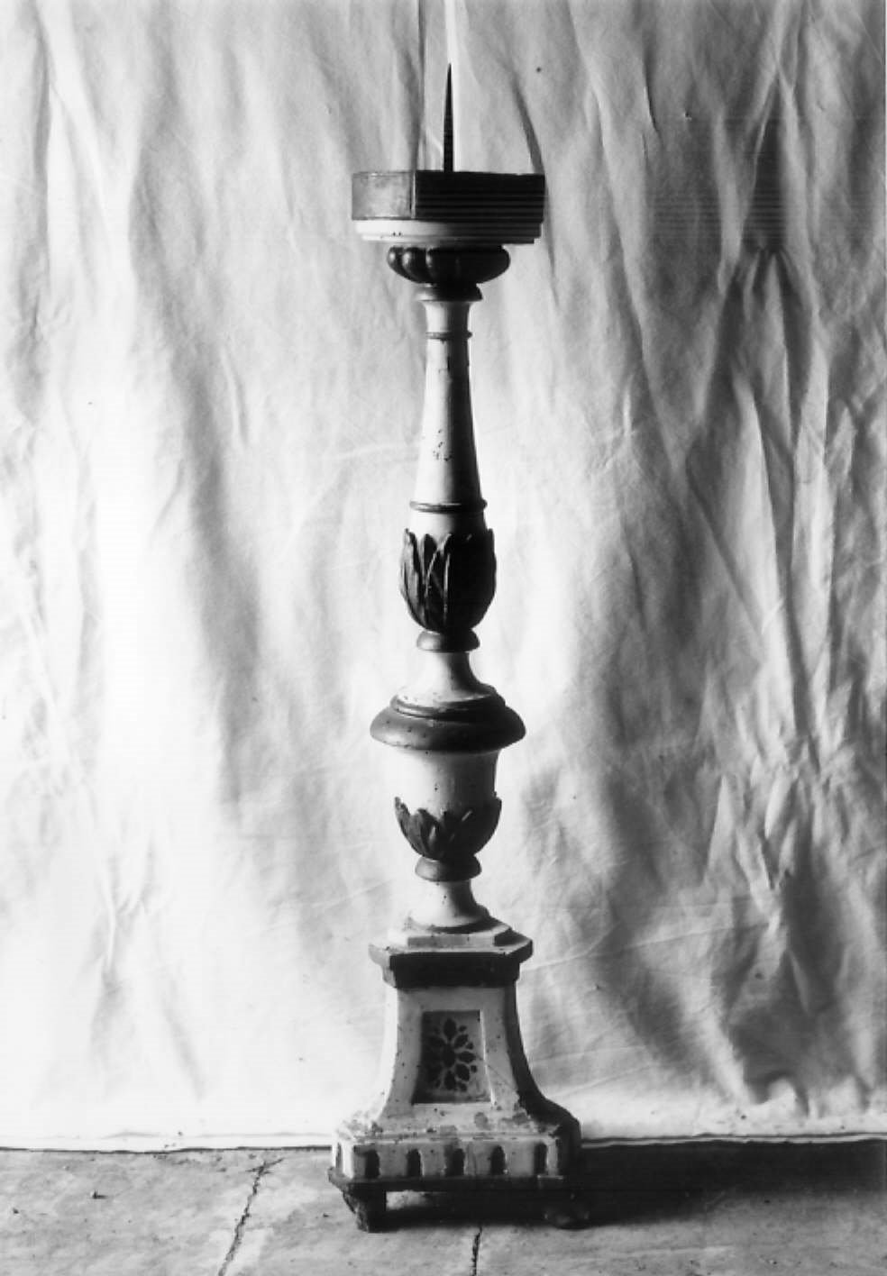 candeliere - bottega romagnola (prima metà sec. XIX)