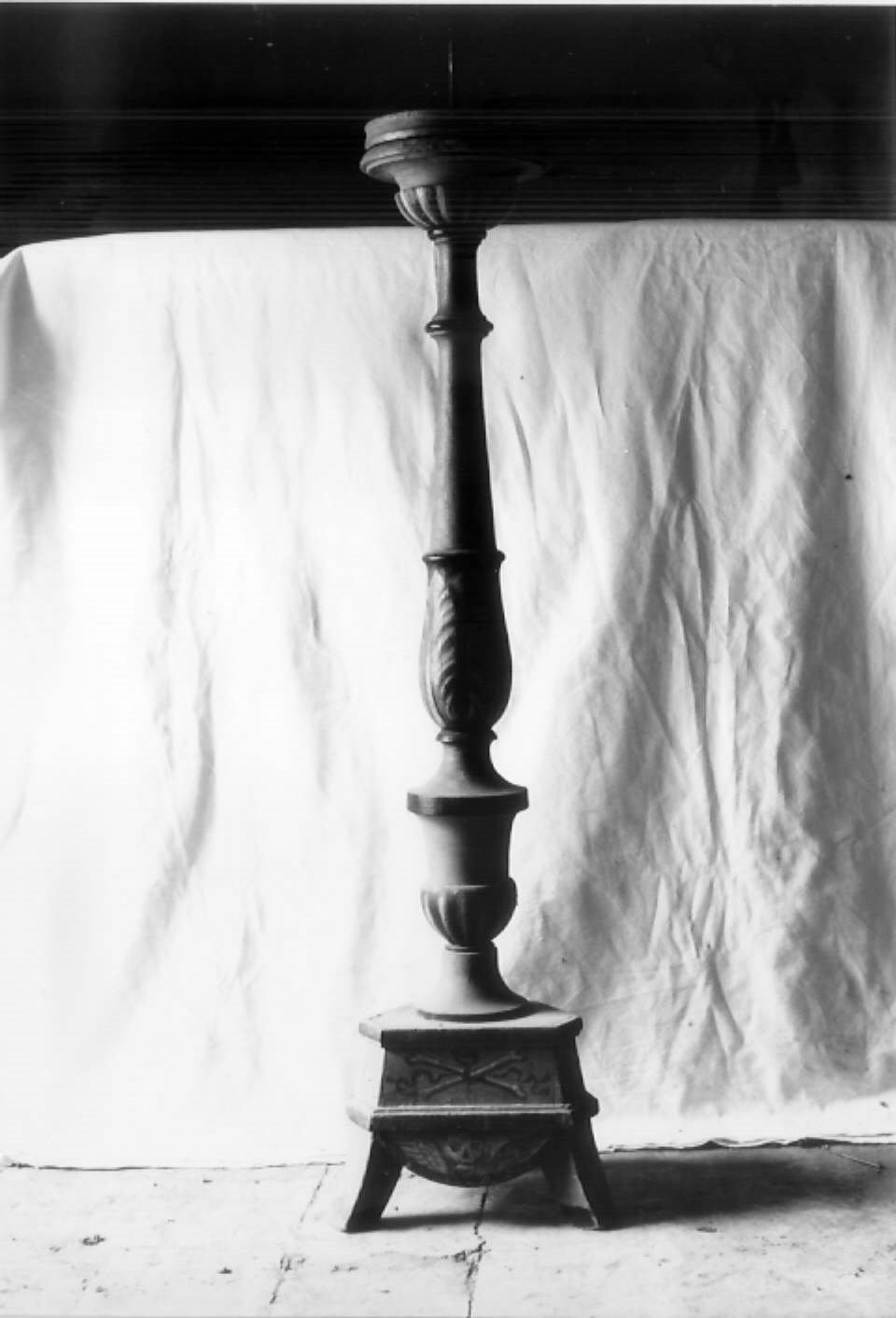 candeliere - bottega romagnola (prima metà sec. XIX)