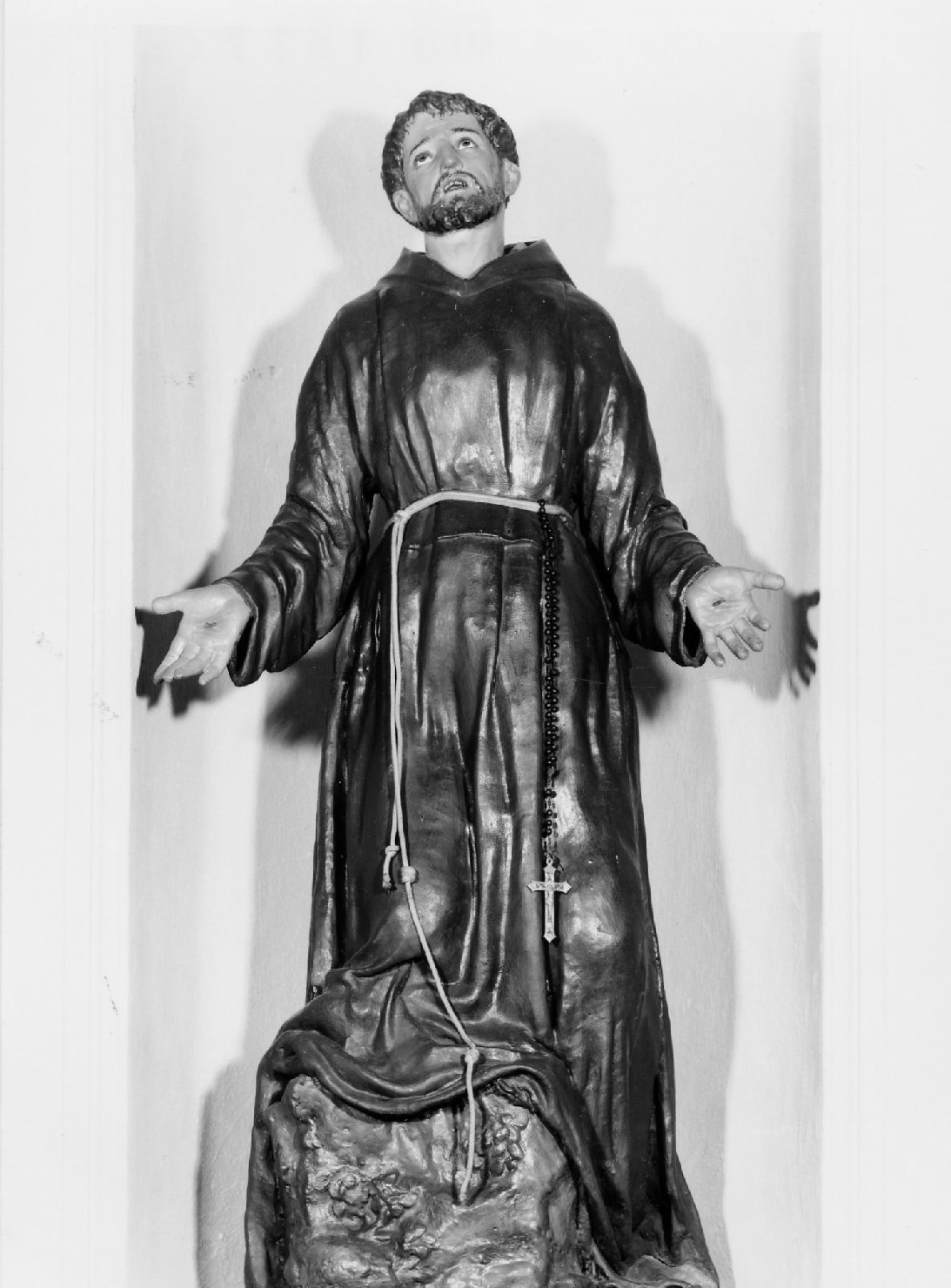 San Francesco d'Assisi (statua) - bottega faentina (metà sec. XIX)