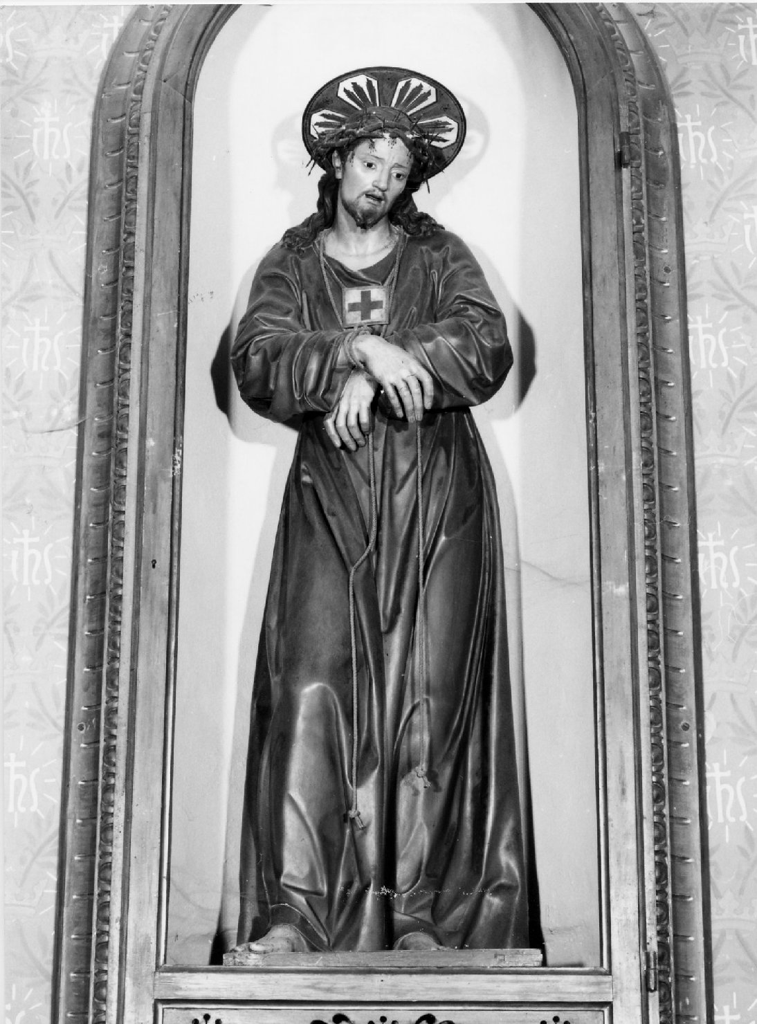 Gesù Nazareno (statua) di Ballanti Giovanni Battista detto Graziani (prima metà sec. XIX)