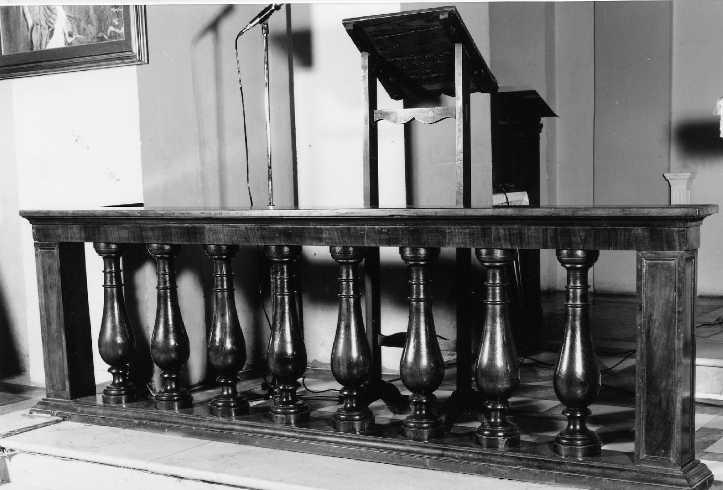 balaustrata - bottega romagnola (metà sec. XIX)