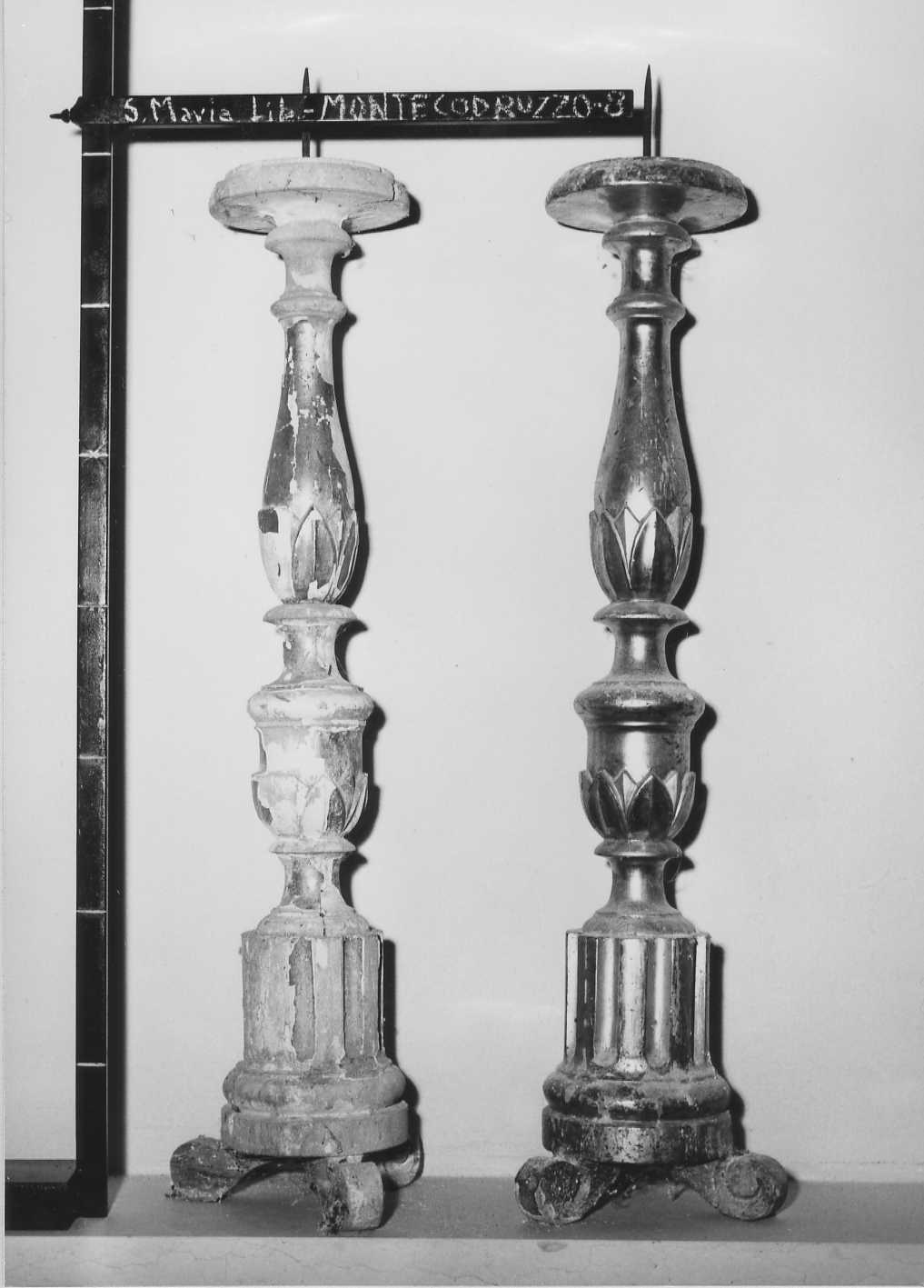 candeliere, serie - bottega romagnola (sec. XIX)