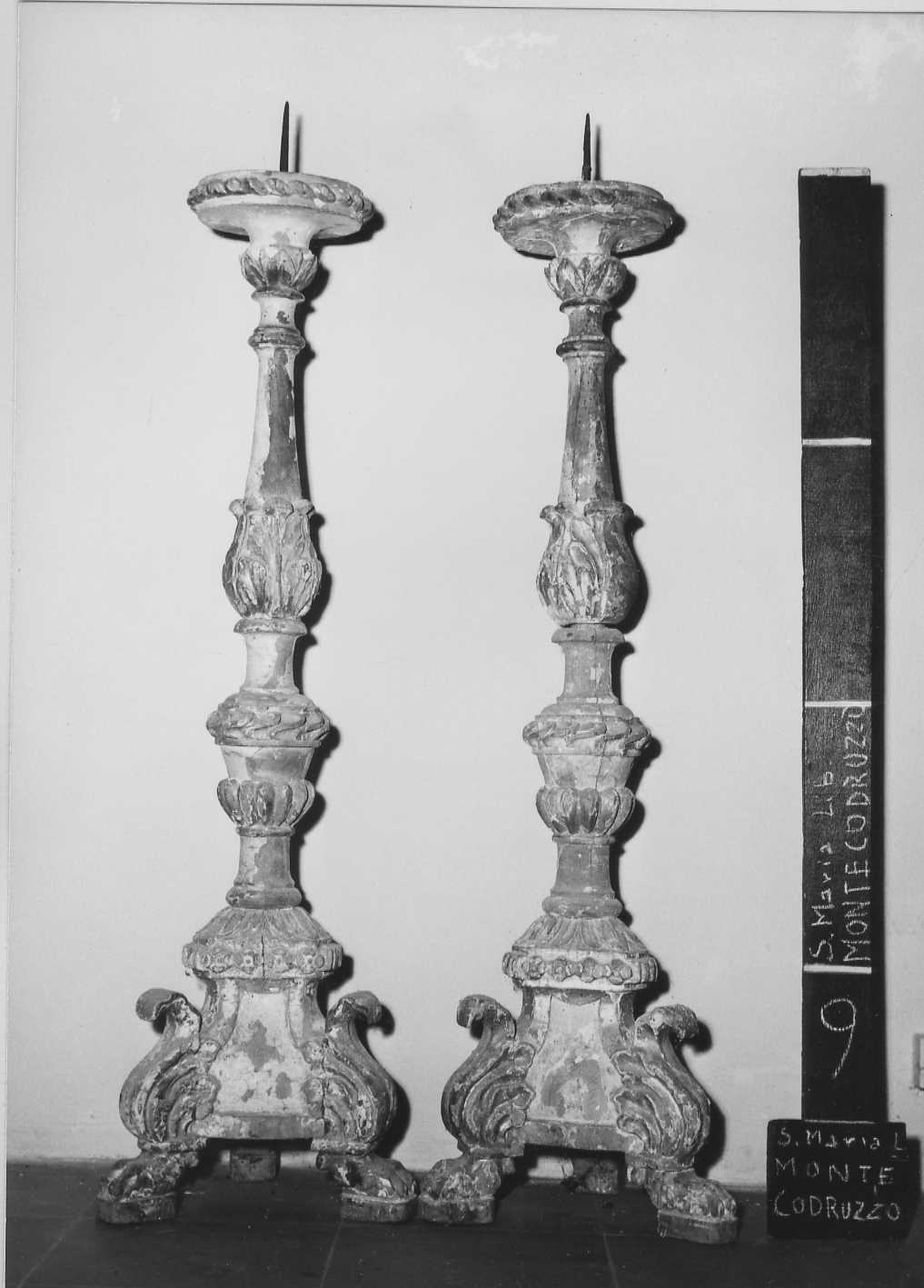 candeliere, serie - bottega romagnola (sec. XVIII)