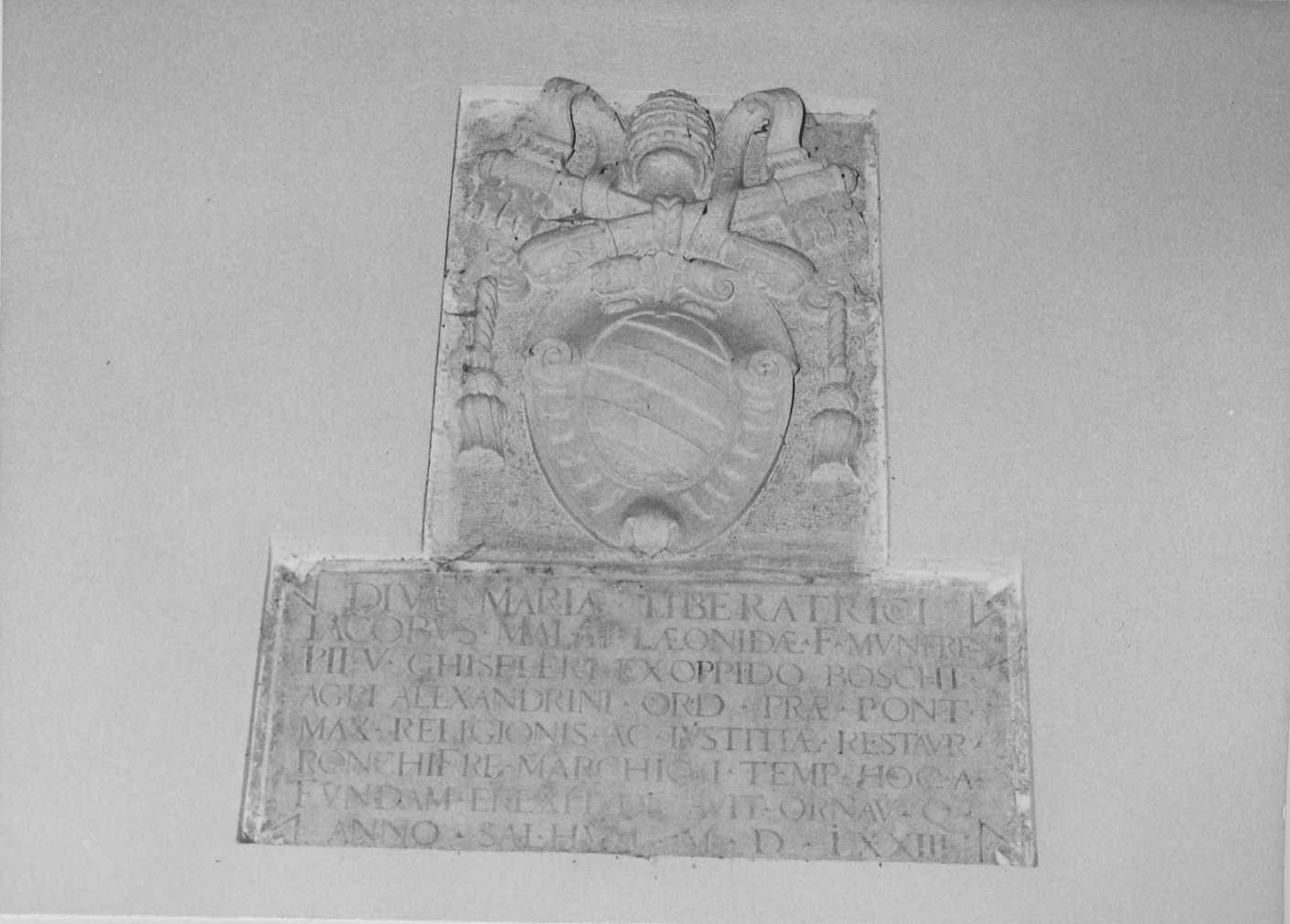 targa - bottega veneta (sec. XVI)