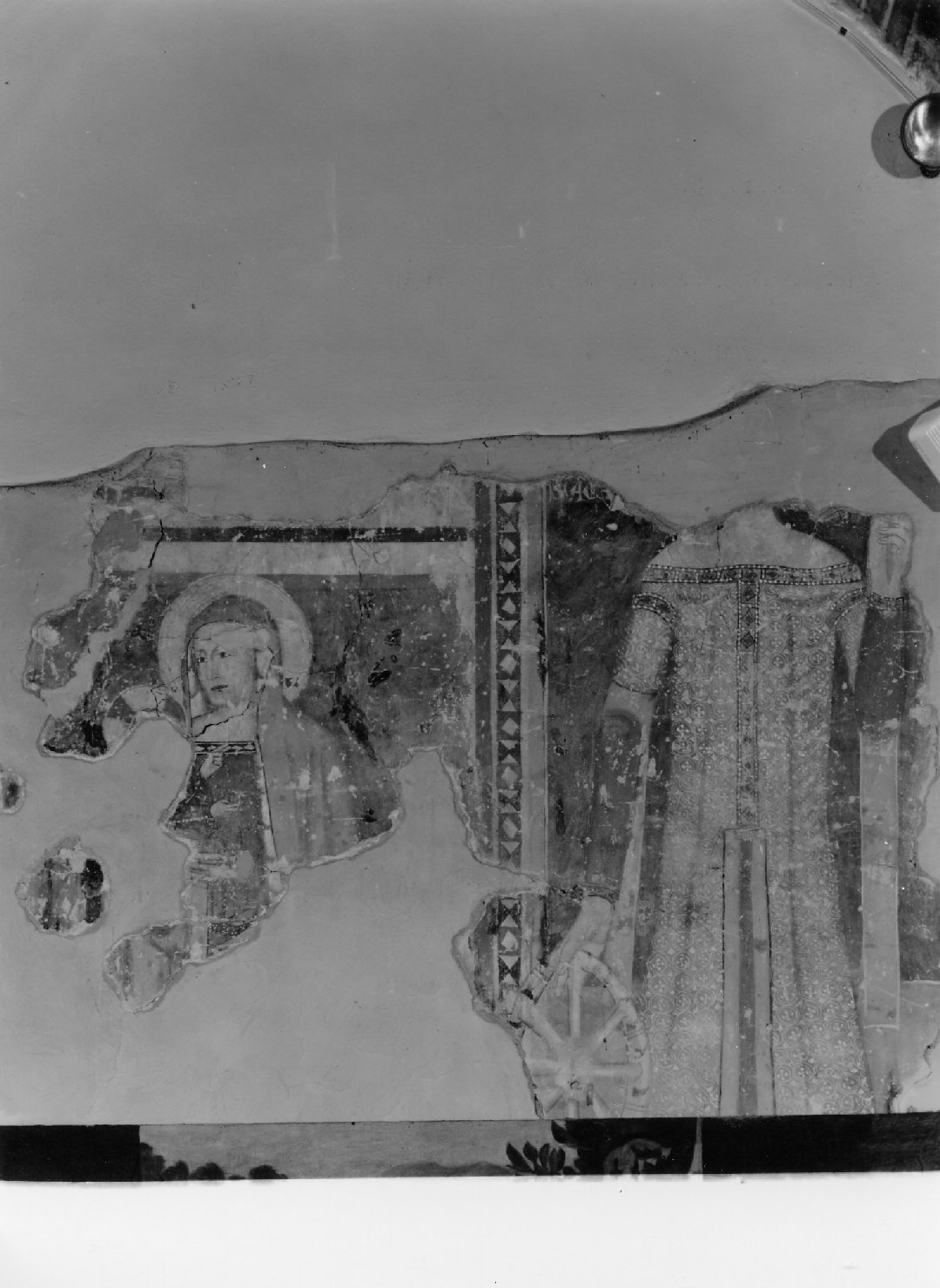 Madonna col Bambino; santa Caterina d'Alessandria (dipinto) - ambito romagnolo (secc. XIV/ XV)