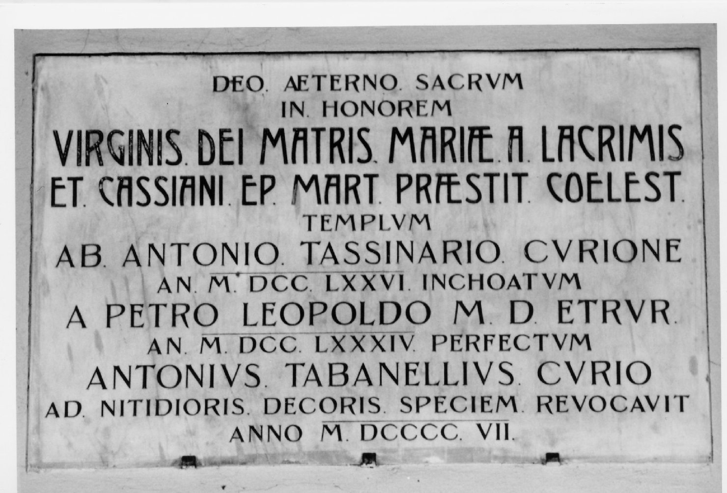 lapide documentaria - bottega romagnola (sec. XX)