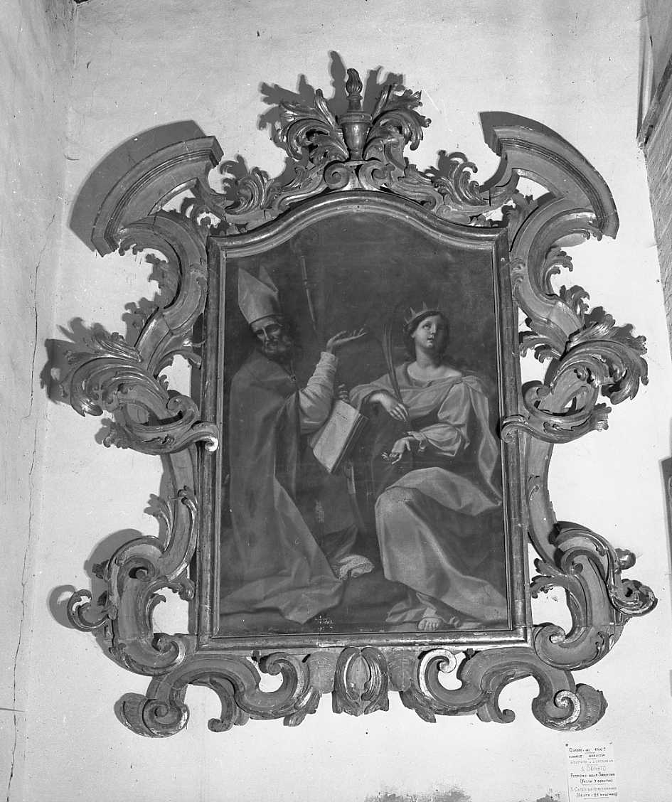 San Donato e Santa Caterina, Santi (dipinto) - ambito forlivese (prima metà sec. XVIII)
