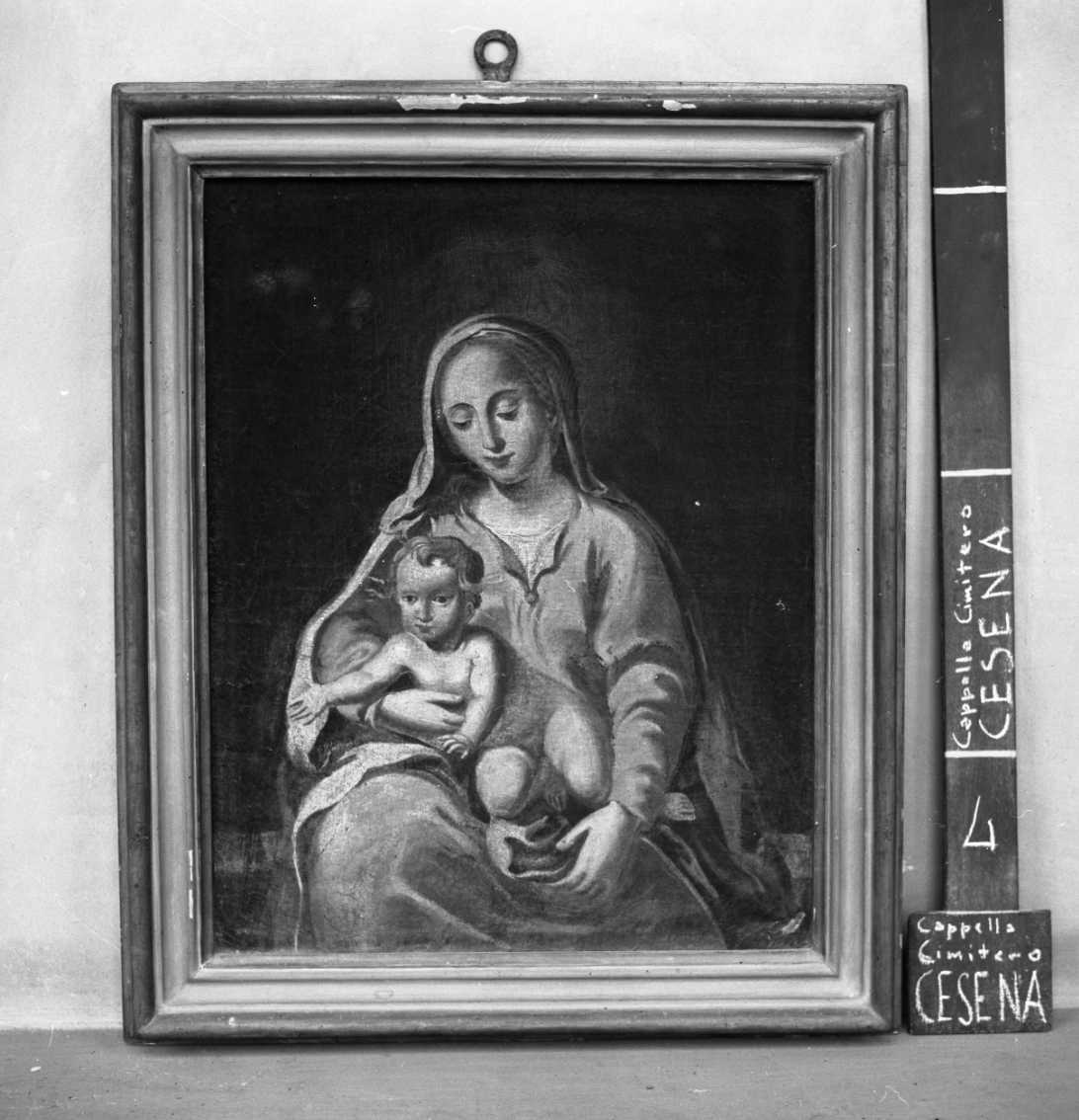 La Madonna del Popolo protettrice di Cesena, Madonna con Bambino (dipinto) - ambito romagnolo (fine/inizio secc. XVIII/ XIX)
