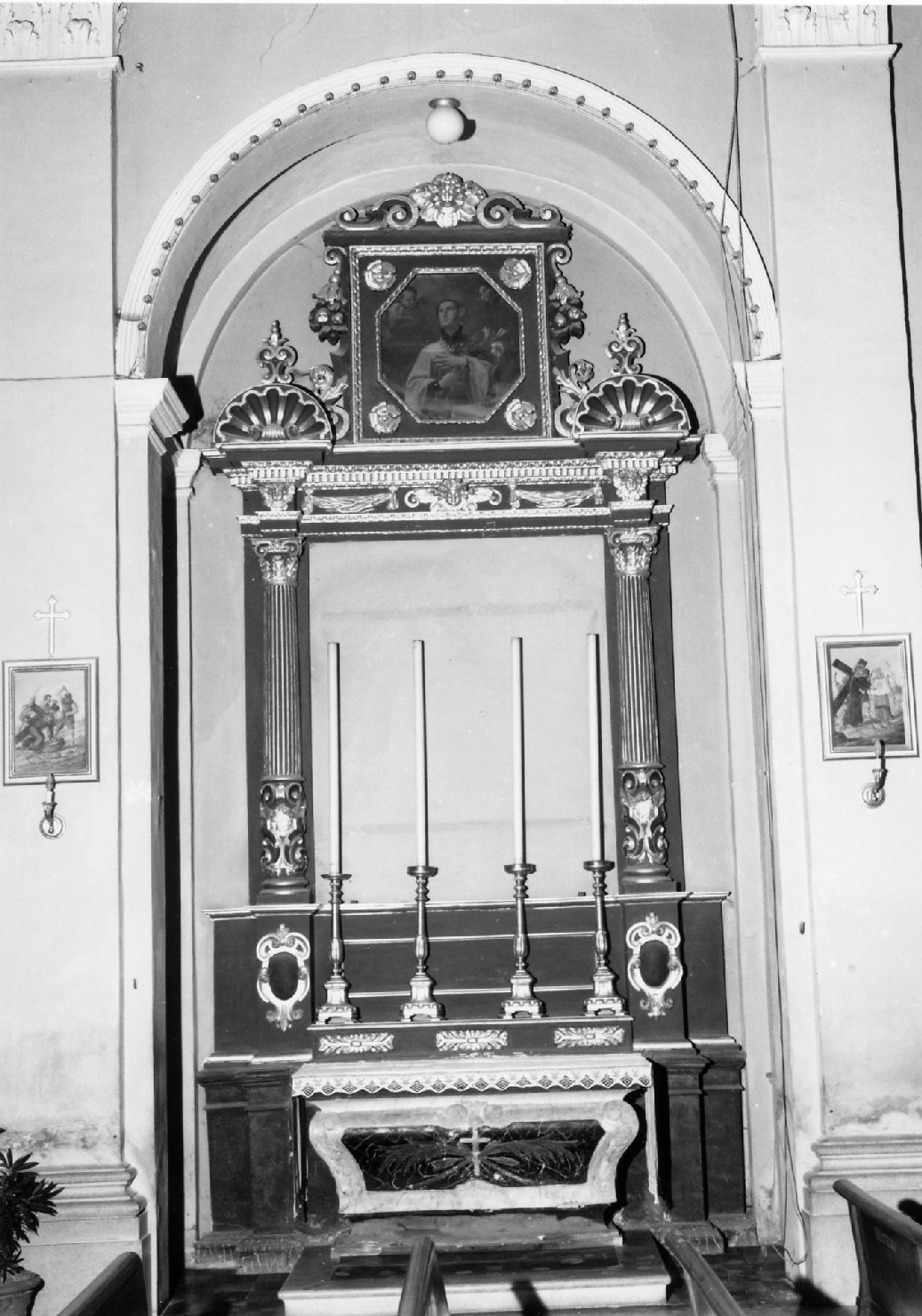 altare - bottega romagnola (fine/inizio secc. XVII/ XVIII)