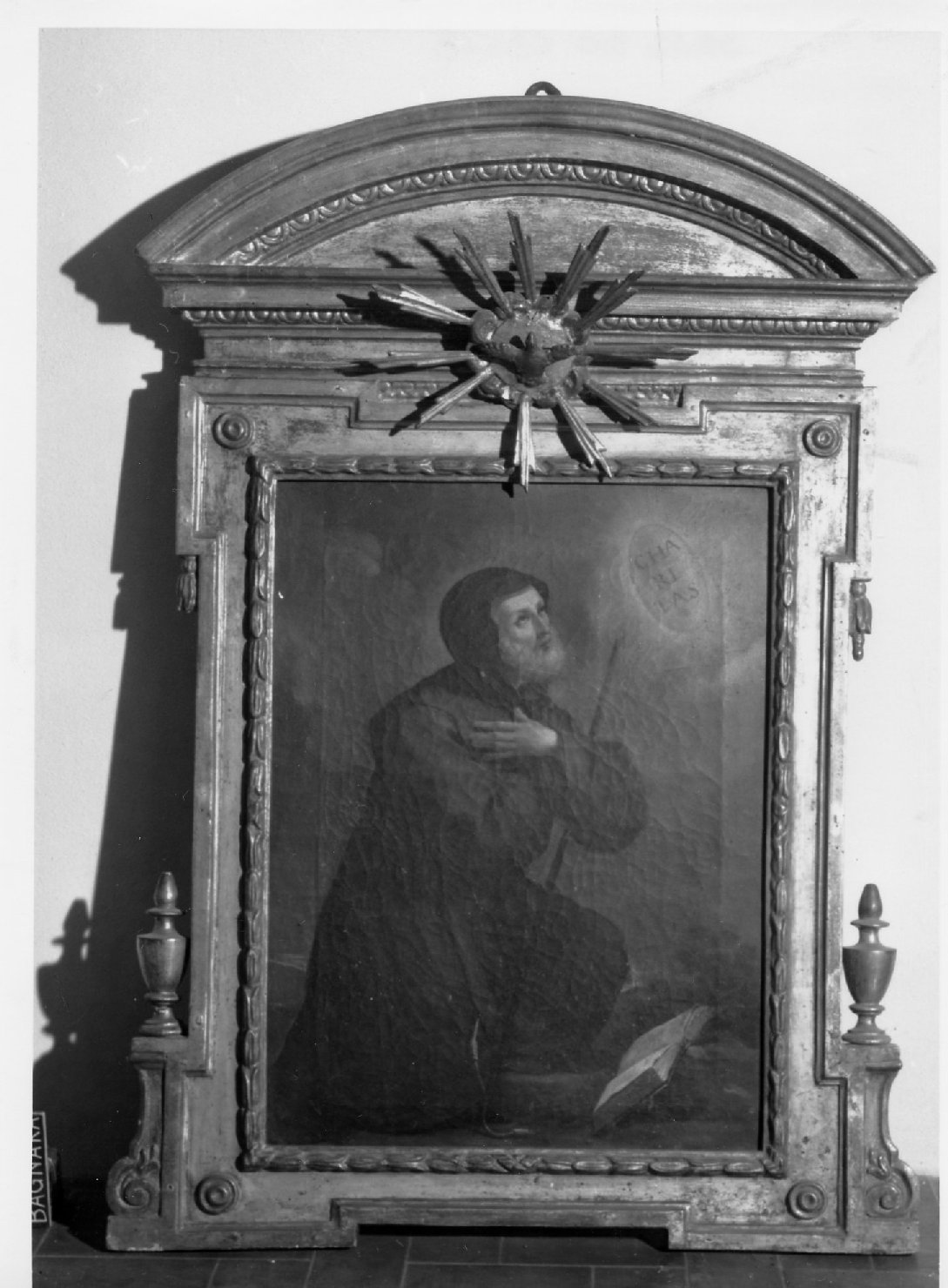 San Francesco di Paola (quadro d'altare) - bottega romagnola (seconda metà sec. XVIII)