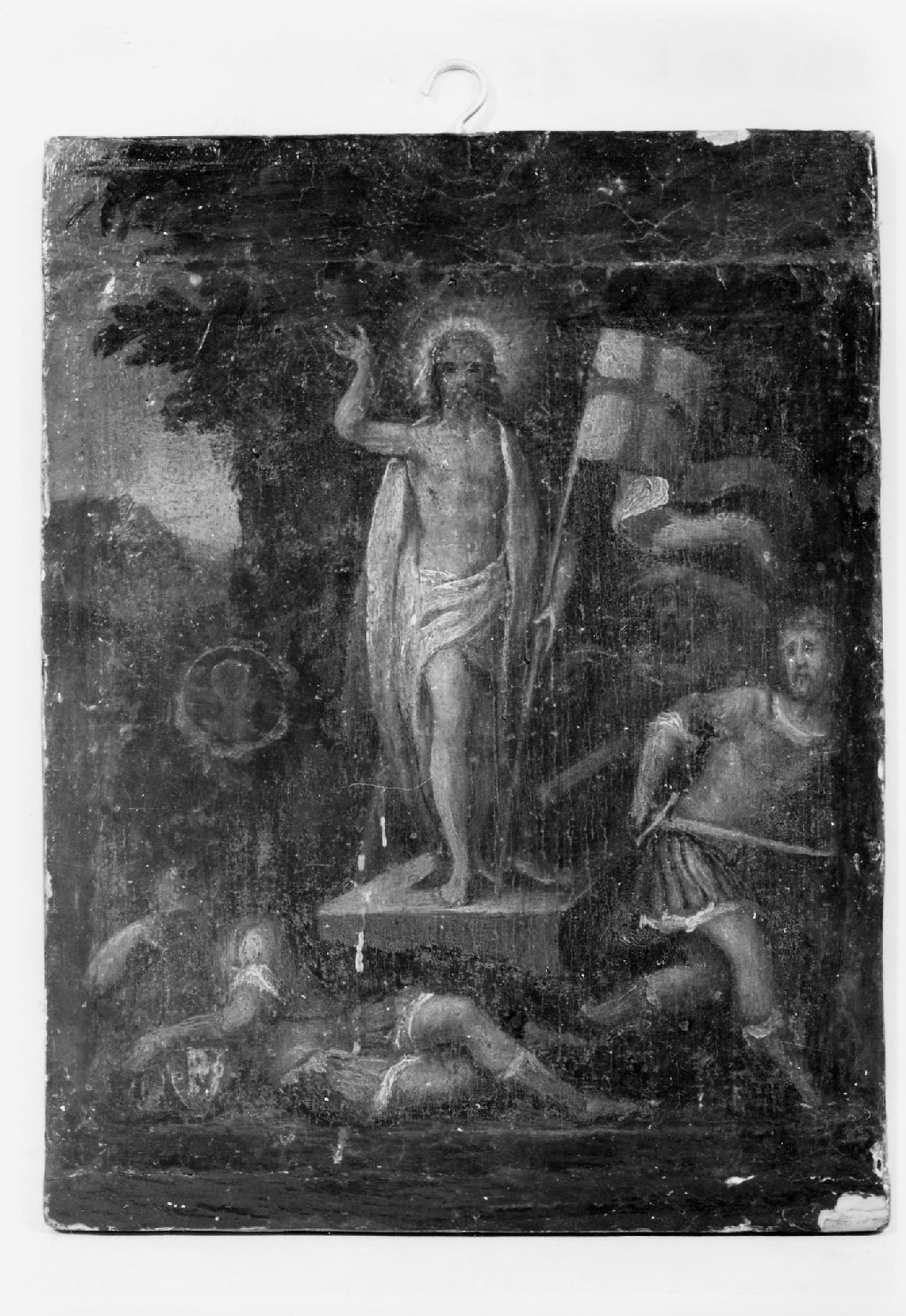 Cristo risorto (sportello di tabernacolo) - ambito emiliano (sec. XVII)