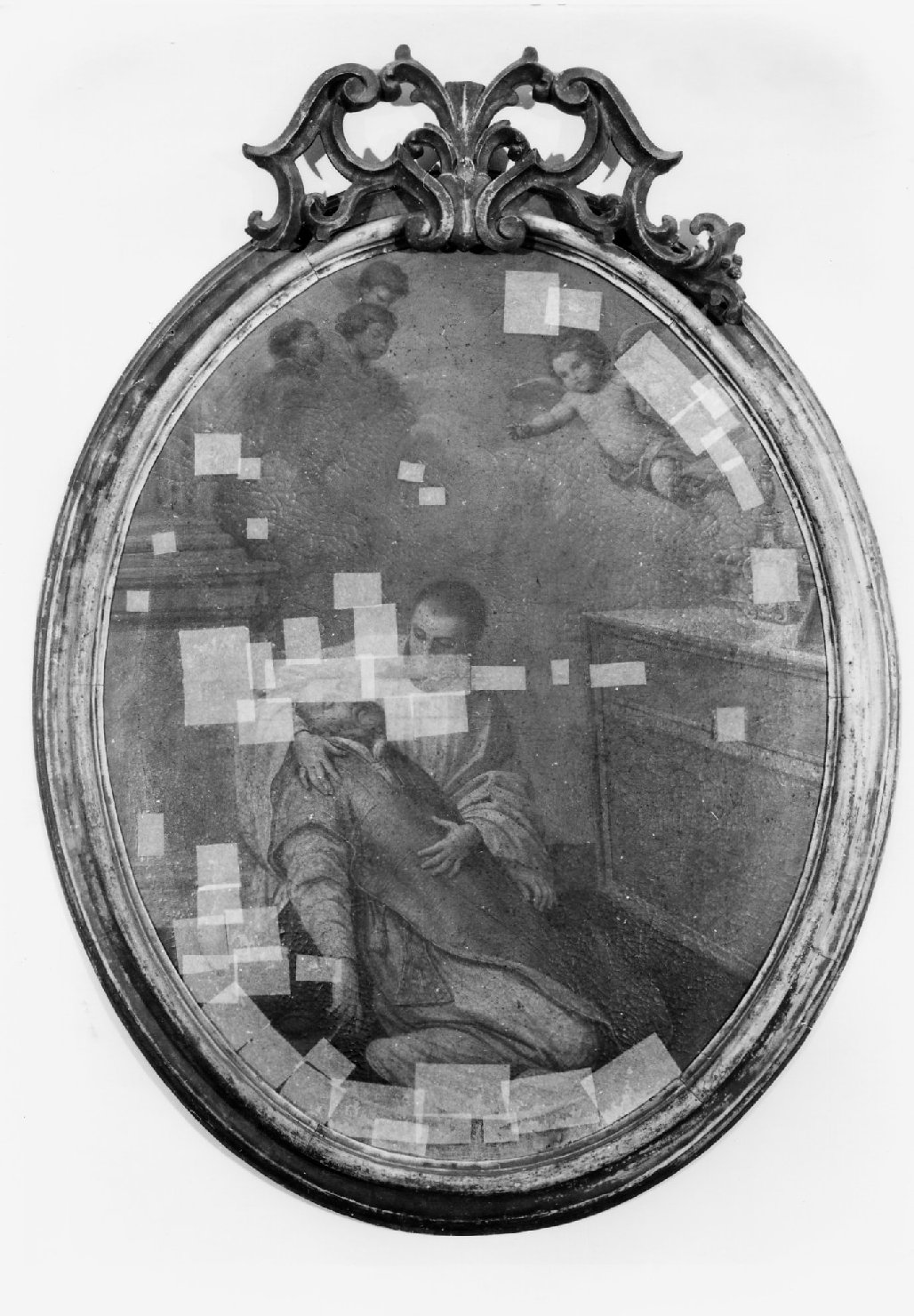 morte di Sant'Andrea Avellino (dipinto) - ambito romagnolo (sec. XVIII)