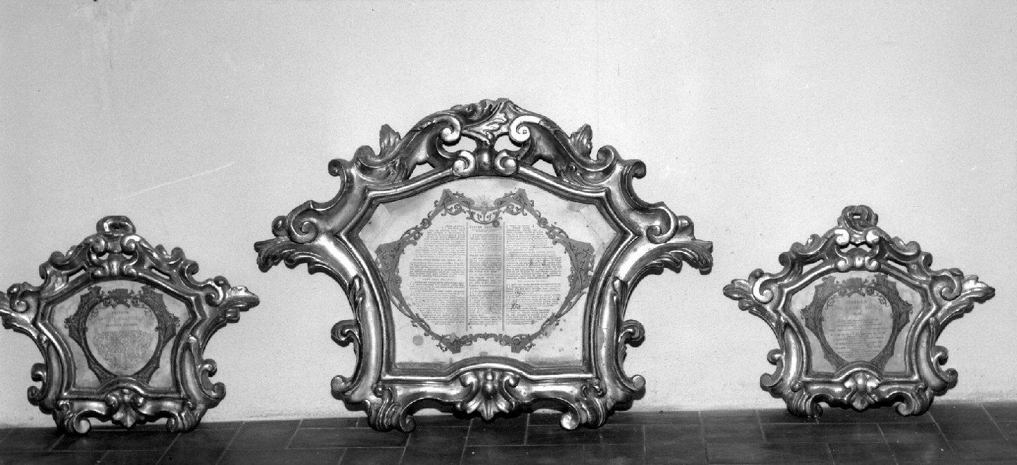 cartagloria, insieme - bottega romagnola (sec. XVIII)