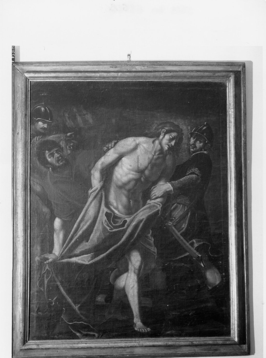 Cristo spogliato delle sue vesti (dipinto) - ambito bolognese (sec. XVII)