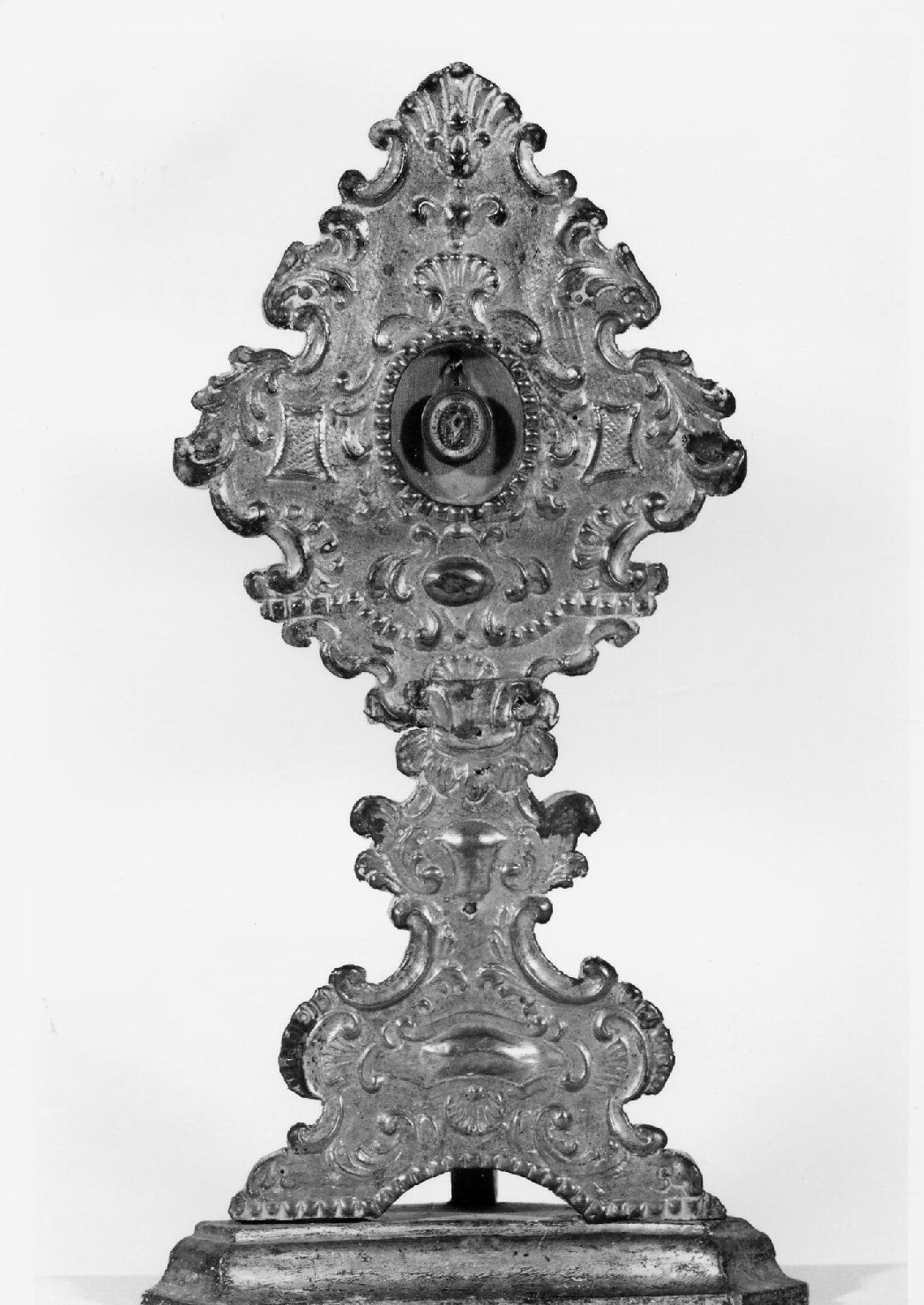 reliquiario - a ostensorio - bottega romagnola (sec. XVIII)